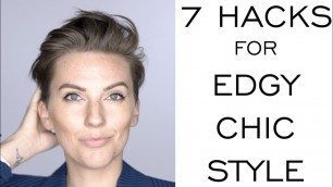 'My 7 Hacks for Edgy Chic Style for the Minimalist Wardrobe / Outfit Examples / Tips / Emily Wheatley'