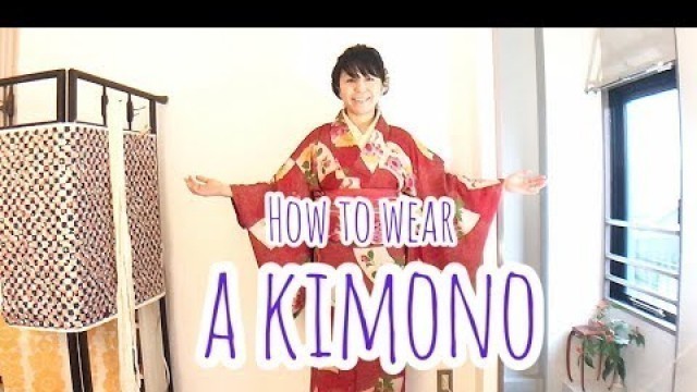 'How to wear a kimono'