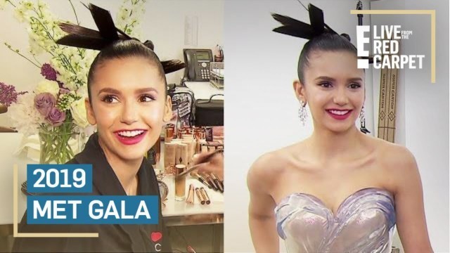 'Nina Dobrev Gets Met Gala Ready With Charlotte Tilbury & Zac Posen | E! Red Carpet & Award Shows'