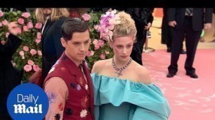 'Cole Sprouse & Lili Reinhart break the 2019 Met Gala in style'