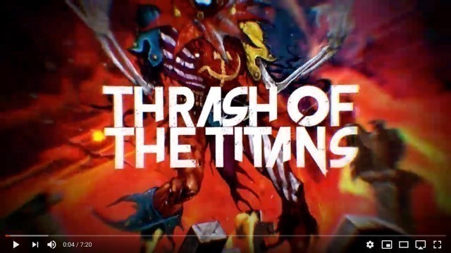 'Slaves To Fashion - Thrash of the Titans (lyric video)'