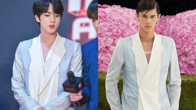 'BTS vs. Fashion model - Outfits (Isn\'t BTS Looks good, more than Models?)'