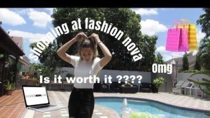 'Shopping at stores I never shop at :fashion nova (is it really worth it?)'