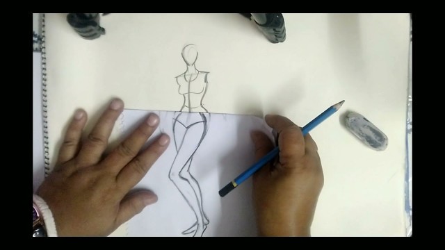 'legs study with fashion figure movement.fashion  illustrations drawing.'