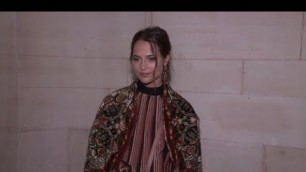 'Alicia Vikander at Louis Vuitton Fashion Show Photocall in Paris'