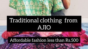 'Affordably chic fashion from AJIO