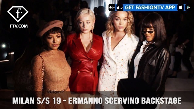 'Milan Fashion Week Spring/Summer 2019 - Ermanno Scervino Backstage | FashionTV | FTV'