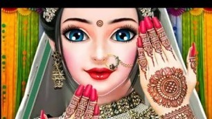 'Indian wedding game with arranged marriage | princess fashion salon 2 | princess game makeup 2022'