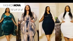 'FASHION NOVA CURVE TRY ON HAUL || PLUS SIZE FASHION'