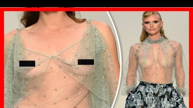 'Breaking News | Nipples galore: models bare breasts as london fashion week continues'