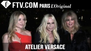 'Atelier Versace Arrivals | Paris Couture Fashion Week | FashionTV'