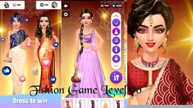 'Indian wedding stylist || girl fashion show game Level 70 #girlgames #msqweddingdesign'