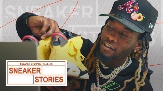 'Offset Shows Off 1 of 1 Travis Scott Jordans and His Extremely Rare Sneaker Rotation'