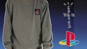 'Travis Scott Playstation Merch Crewneck Review & Sizing'