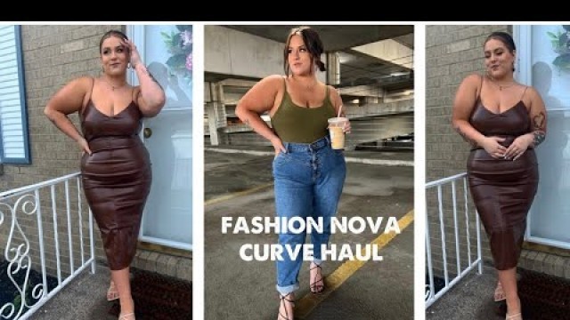 'HUGE FASHION NOVA SPRING HAUL!!! Size 16 + Try-on'