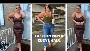 'HUGE FASHION NOVA SPRING HAUL!!! Size 16 + Try-on'