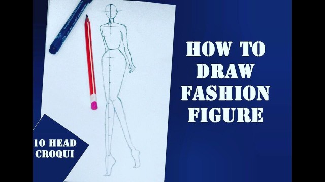 'Ep 1|| Fashion Figure Tutorial For Beginners|| Step by Step'