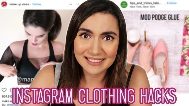 'Trying Clickbait Clothing \"Hacks\" From Instagram'