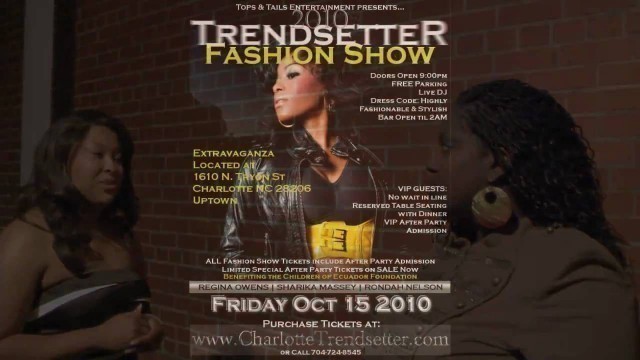 'Charlotte Trendsetter Fashion Show Teaser Trailer'