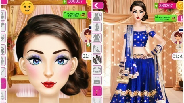 'Indian wedding stylist || girl fashion show game Level 98 #girlgames #msqweddingdesign'