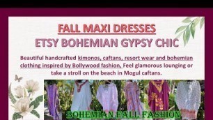 'Bohemian Gypsy Chic Fashion'