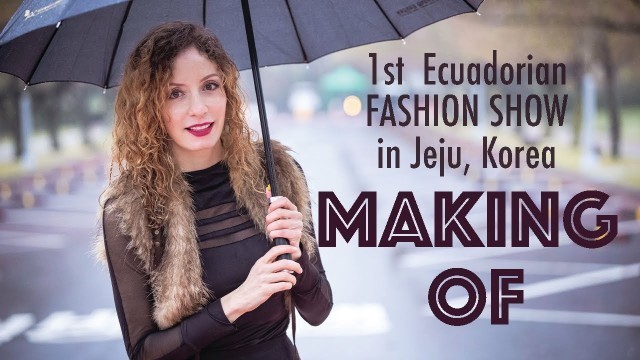 'Behind the scenes of the first slow fashion show in Jeju.'