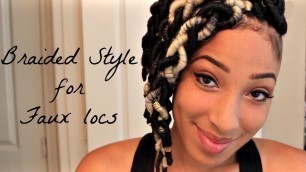 'Faux Locs | Edgy Braided Style'