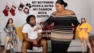 'My Boyfriend Picks + Rates My Fashion Nova Outfits| Plus Size Fashion Nova Try On Haul'