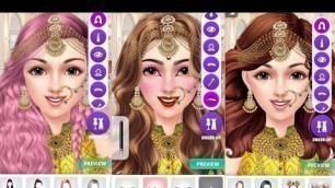 'Dress Up and Makeup Game - Indian style Fashion Show Style DressUp & Makeover Games #shorts #makeup'