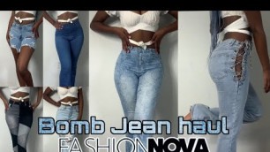 'Fashion Nova Jean Try on Haul | 2021 | tall girl friendly!!!'