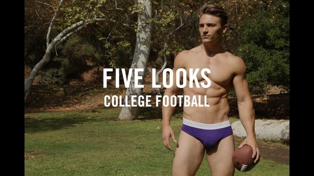 'College Football 2016 | Five Looks For College Playoffs | Mens Fashion in Underwear'