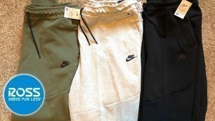 '$110 NIKE TECH FLEECE JOGGERS FOUND AT ROSS FOR $21!'