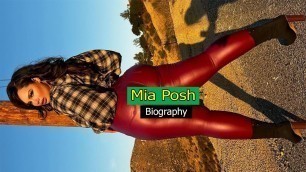 'Mia Posh Biography | Wiki | Plus Size Model | Age | Height | Weight | Net Worth | Lifestyle'