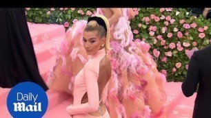 'Hailey Baldwin is pretty in pink at 2019 Met Gala red carpet'