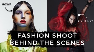 'Fashion Photography Behind The Scenes | Edgy Fashion Shoot'