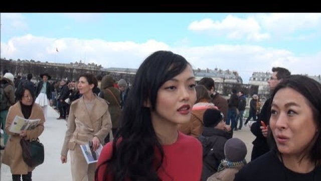 'Fashion Week Paris 2014 2015  EXIT VALENTINO N1'