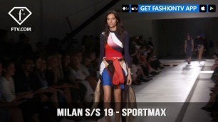 'Milan Fashion Week Spring/Summer 2019 - Sportmax | FashionTV | FTV'