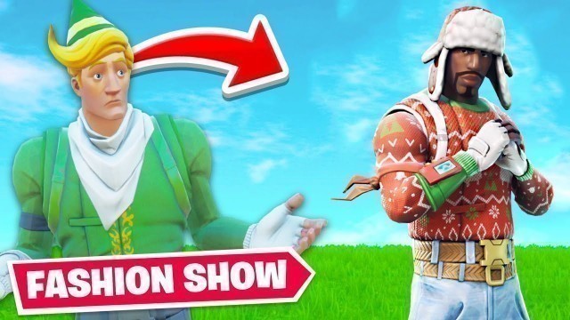 '*CHRISTMAS* Fortnite FASHION SHOW... (epic)'