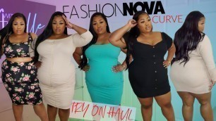 'HELLO SUMMER | PLUS SIZE DRESS TRY ON | FASHION NOVA CURVE'