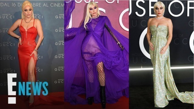 'All of Lady Gaga\'s Most STUNNING \"House of Gucci\" Press Looks | E! News'