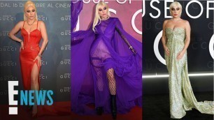 'All of Lady Gaga\'s Most STUNNING \"House of Gucci\" Press Looks | E! News'