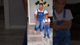 'Plus Size Outfit of The Day | Family Fashion | Cato Overalls | Kids Amazon Overalls #shorts'