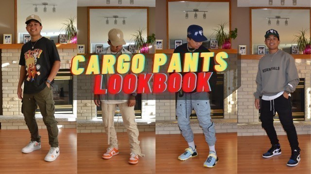 'CARGO PANTS LOOKBOOK | HOW TO STYLE | 4 WAYS TO STYLE | MENS FASHION | OUTFIT IDEAS'