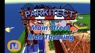 'Parkitect Tutorial lesson, Old Fashion Ride theme'