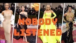 'FASHION KILLA | 2022 MET GALA RED CARPET REVIEW | #METGALA #METGALA2022'