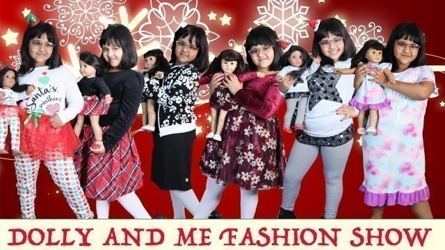 'Dolly and Me Fashion Show with Aviya Aurora | Christmas outfits'