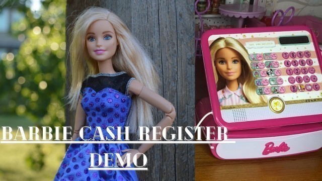 'Barbie cash register for fashion shop | demonstration'