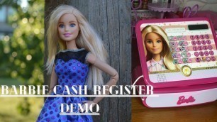 'Barbie cash register for fashion shop | demonstration'