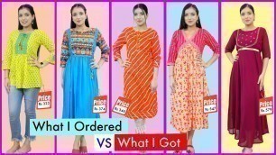 'What I Ordered Vs What I Got | Meesho Haul - Budget Fashion | DIY Queen'