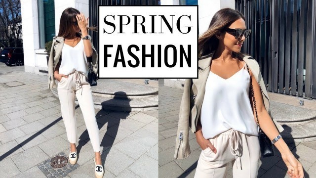 'SPRING FASHION TRY-ON HAUL | Comfy Chic Neutrals | Annie Jaffrey'